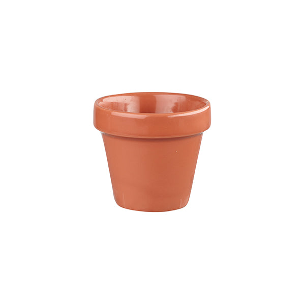 Plant Pot - 340ml, Paprika, Bit On The Side from Churchill. made out of Porcelain and sold in boxes of 12. Hospitality quality at wholesale price with The Flying Fork!