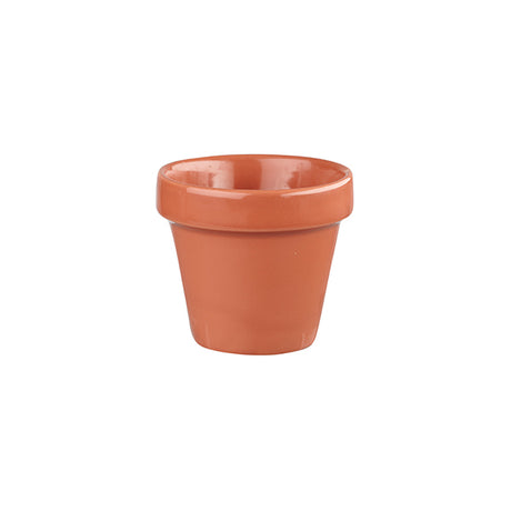 Plant Pot - 340ml, Paprika, Bit On The Side from Churchill. made out of Porcelain and sold in boxes of 12. Hospitality quality at wholesale price with The Flying Fork!
