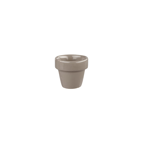 Plant Pot - 57ml, Pebble, Bit On The Side from Churchill. made out of Porcelain and sold in boxes of 12. Hospitality quality at wholesale price with The Flying Fork!