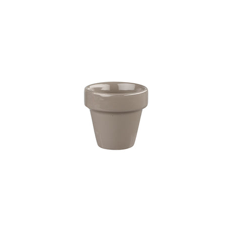Plant Pot - 114ml, Pebble, Bit On The Side from Churchill. made out of Porcelain and sold in boxes of 12. Hospitality quality at wholesale price with The Flying Fork!