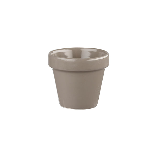 Plant Pot - 340ml, Pebble, Bit On The Side from Churchill. made out of Porcelain and sold in boxes of 12. Hospitality quality at wholesale price with The Flying Fork!