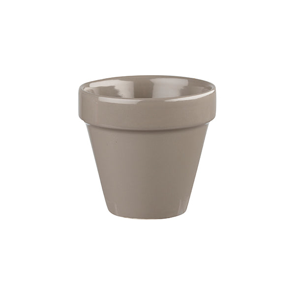 Plant Pot - 480ml, Pebble, Bit On The Side from Churchill. made out of Porcelain and sold in boxes of 12. Hospitality quality at wholesale price with The Flying Fork!