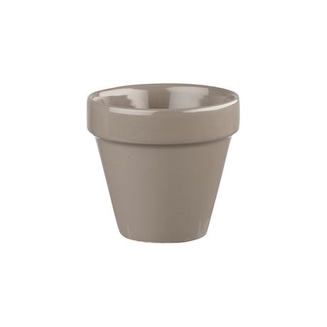 Plant Pot - 480ml, Pebble, Bit On The Side from Churchill. made out of Porcelain and sold in boxes of 12. Hospitality quality at wholesale price with The Flying Fork!