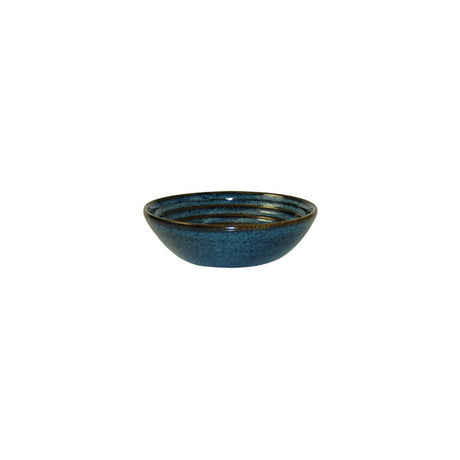 Ripple Dip Dish - 113ml, Sapphire, Bit On The Side from Churchill. Ribbed, made out of Porcelain and sold in boxes of 12. Hospitality quality at wholesale price with The Flying Fork!