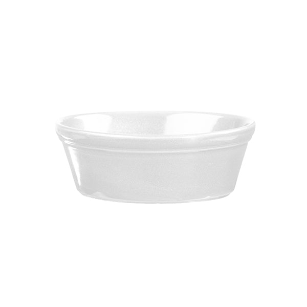 Oval Pie Dish - 450ml, White, Churchill from Churchill. made out of Porcelain and sold in boxes of 12. Hospitality quality at wholesale price with The Flying Fork!