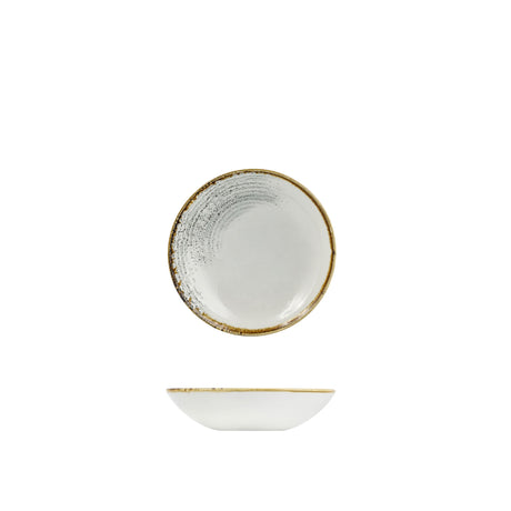 Coupe Bowl - 182Mm, Accents Jasper Grey from Churchill. Patterned, made out of Bowls and sold in boxes of 12. Hospitality quality at wholesale price with The Flying Fork!