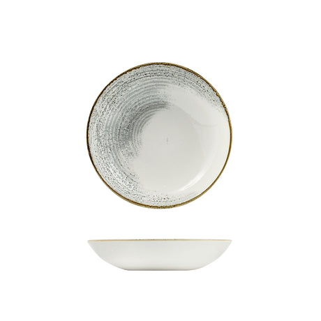 Coupe Bowl - 248Mm, Accents Jasper Grey from Churchill. Patterned, made out of Bowls and sold in boxes of 12. Hospitality quality at wholesale price with The Flying Fork!