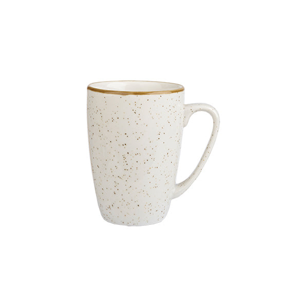 Mug - 340ml, Barley White, Stonecast from Churchill. made out of Porcelain and sold in boxes of 6. Hospitality quality at wholesale price with The Flying Fork!