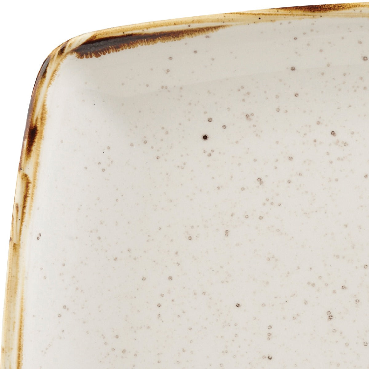 Deep Square Plate - 268mm, Barley White, Stonecast: Pack of 6