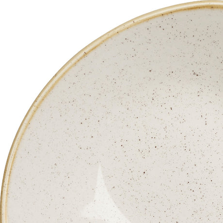 Triangular Bowl - 230mm, Barley White, Stonecast: Pack of 12
