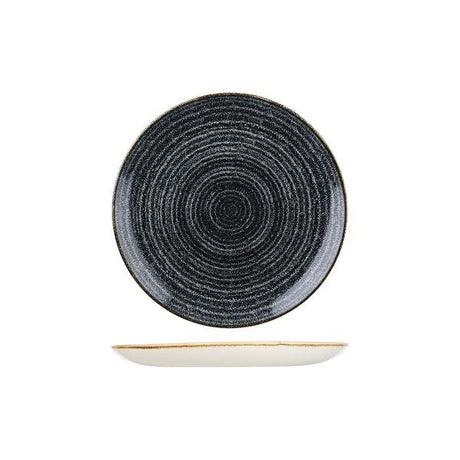 ROUND PLATE - COUPE, 217mm, CHARCOAL