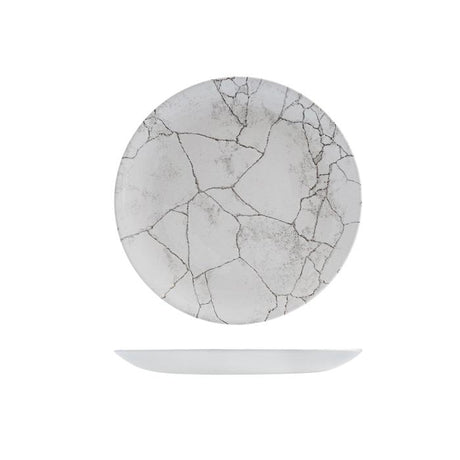 Round Coupe Plate - 217Mm from Churchill. Patterned, made out of Porcelain and sold in boxes of 12. Hospitality quality at wholesale price with The Flying Fork!