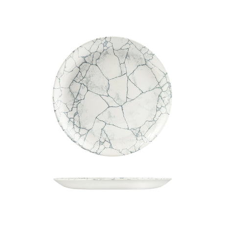 Coupe Plate - 288Mm, Kintsugi Pearl Grey from Churchill. Patterned, made out of Plates and sold in boxes of 12. Hospitality quality at wholesale price with The Flying Fork!
