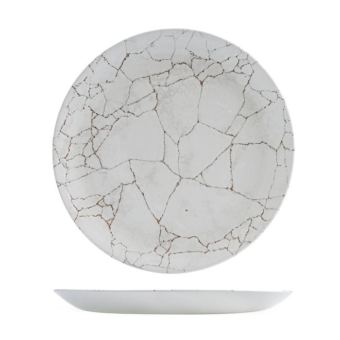 Round Coupe Plate - 288Mm from Churchill. Patterned, made out of Porcelain and sold in boxes of 12. Hospitality quality at wholesale price with The Flying Fork!