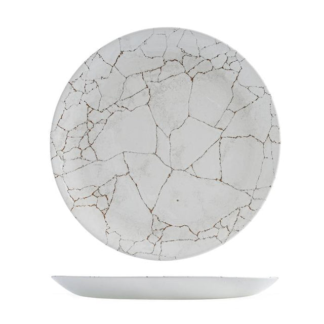 Round Coupe Plate - 288Mm from Churchill. Patterned, made out of Porcelain and sold in boxes of 12. Hospitality quality at wholesale price with The Flying Fork!