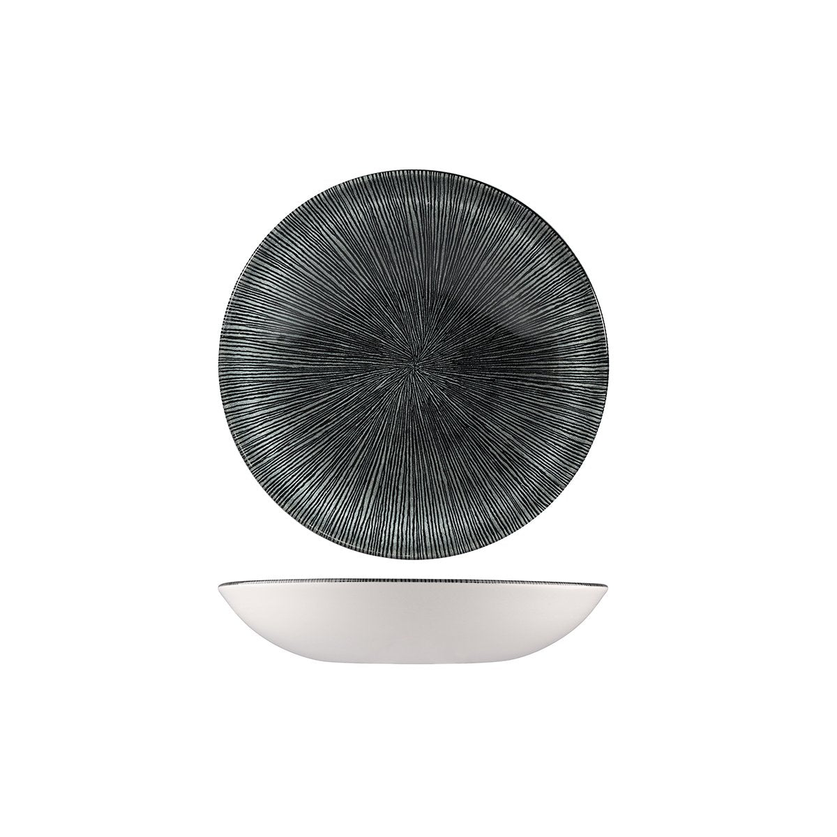 Round Coupe Bowl - 182mm, 426ml, Black