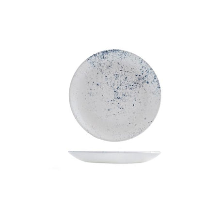 Round Coupe Plate - 165Mm, Vellum Haze from Churchill. Patterned, made out of Porcelain and sold in boxes of 12. Hospitality quality at wholesale price with The Flying Fork!