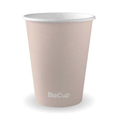 12oz Aqueous Coated Hot Paper BioCup - stone