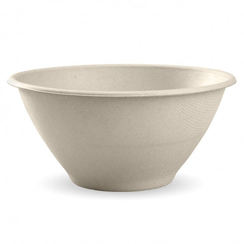 1420ml (48oz) bowl - natural from Biopak. Compostable, made out of Biocane and sold in boxes of 1. Hospitality quality at wholesale price with The Flying Fork!