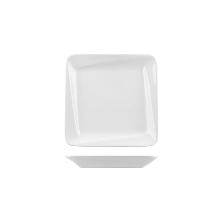 SLANT SQUARE PLATE- 229mm, Bistro