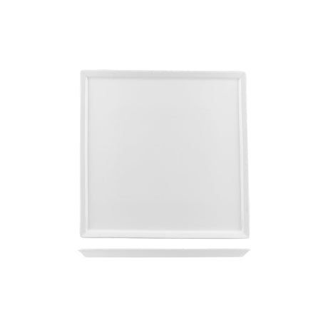 NARROW RIM SQUARE PLATE- 292mm, Bistro