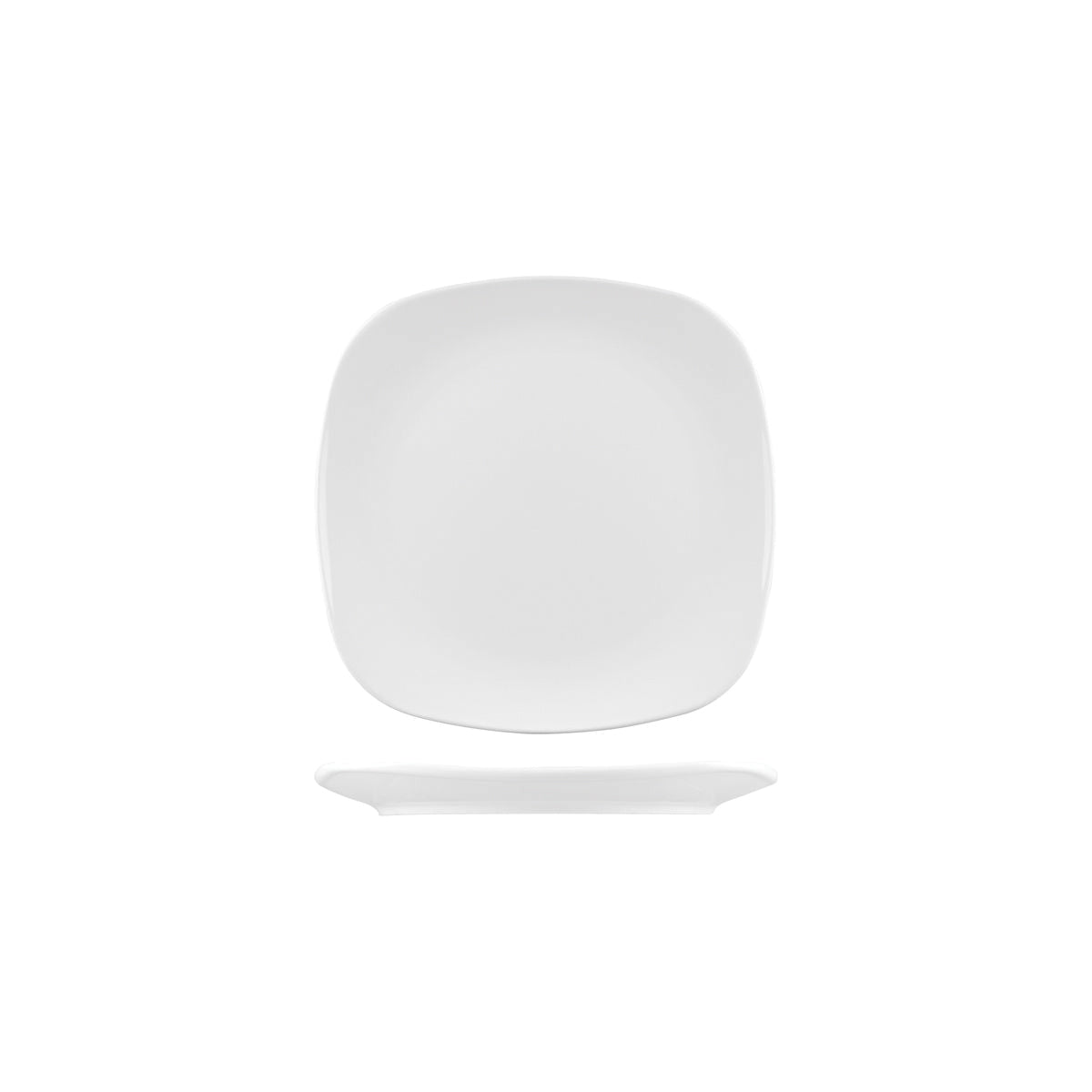 SQUARE COUPE PLATE - 193mm, Bistro