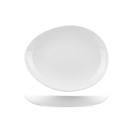 EGG SHAPE PLATE- 339mm, Bistro