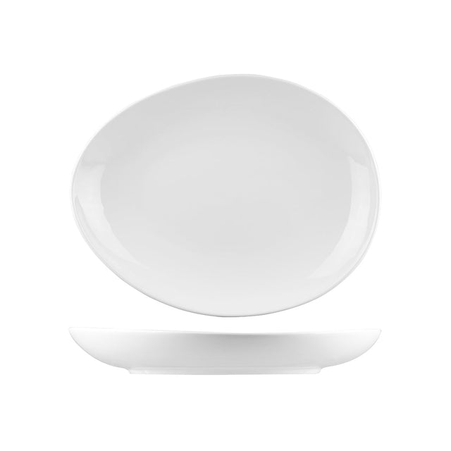EGG SHAPE PLATE- 390mm, Bistro