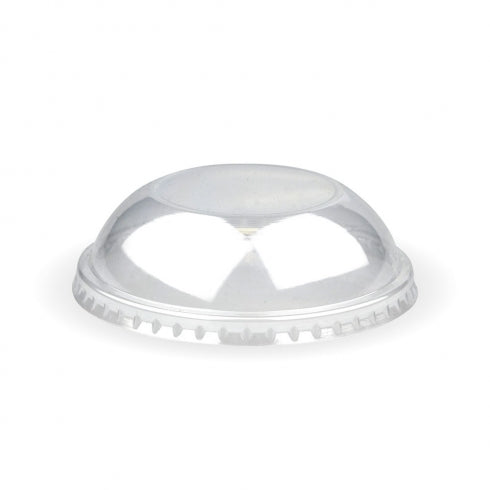 150ml (5oz) Ice Cream Cup PET Dome Lid - clear from BioPak. Compostable, made out of PET Plastic and sold in boxes of 1. Hospitality quality at wholesale price with The Flying Fork!