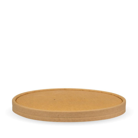 1300ml Extra Large BioBowl Lid- printed Kraft-look - paper