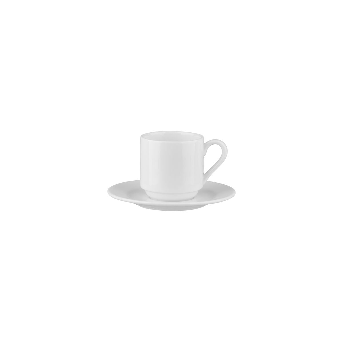 Stackable Cup - 200Ml, Banquet Collection from Rak Porcelain. Stackable, made out of Porcelain and sold in boxes of 12. Hospitality quality at wholesale price with The Flying Fork!