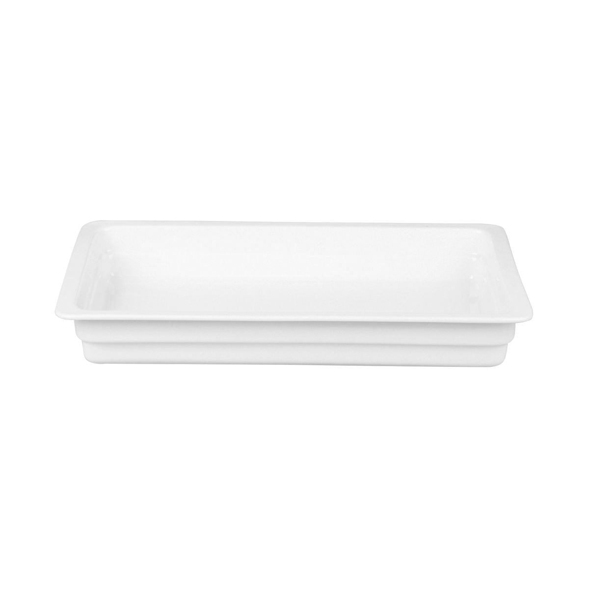 Gastronorm Pan Rectangular - 8200Ml, Buffet from Australia Fine China. made out of Porcelain and sold in boxes of 1. Hospitality quality at wholesale price with The Flying Fork!