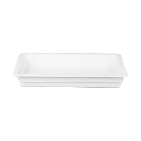 Gastronorm Pan Rectangular - 8200Ml, Buffet from Australia Fine China. made out of Porcelain and sold in boxes of 1. Hospitality quality at wholesale price with The Flying Fork!