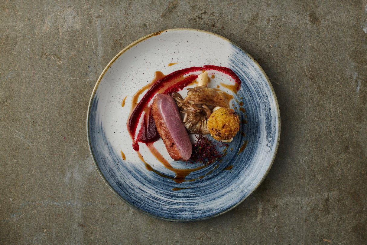 Coupe Plate - 165Mm, Accents Blueberry: Pack of 12