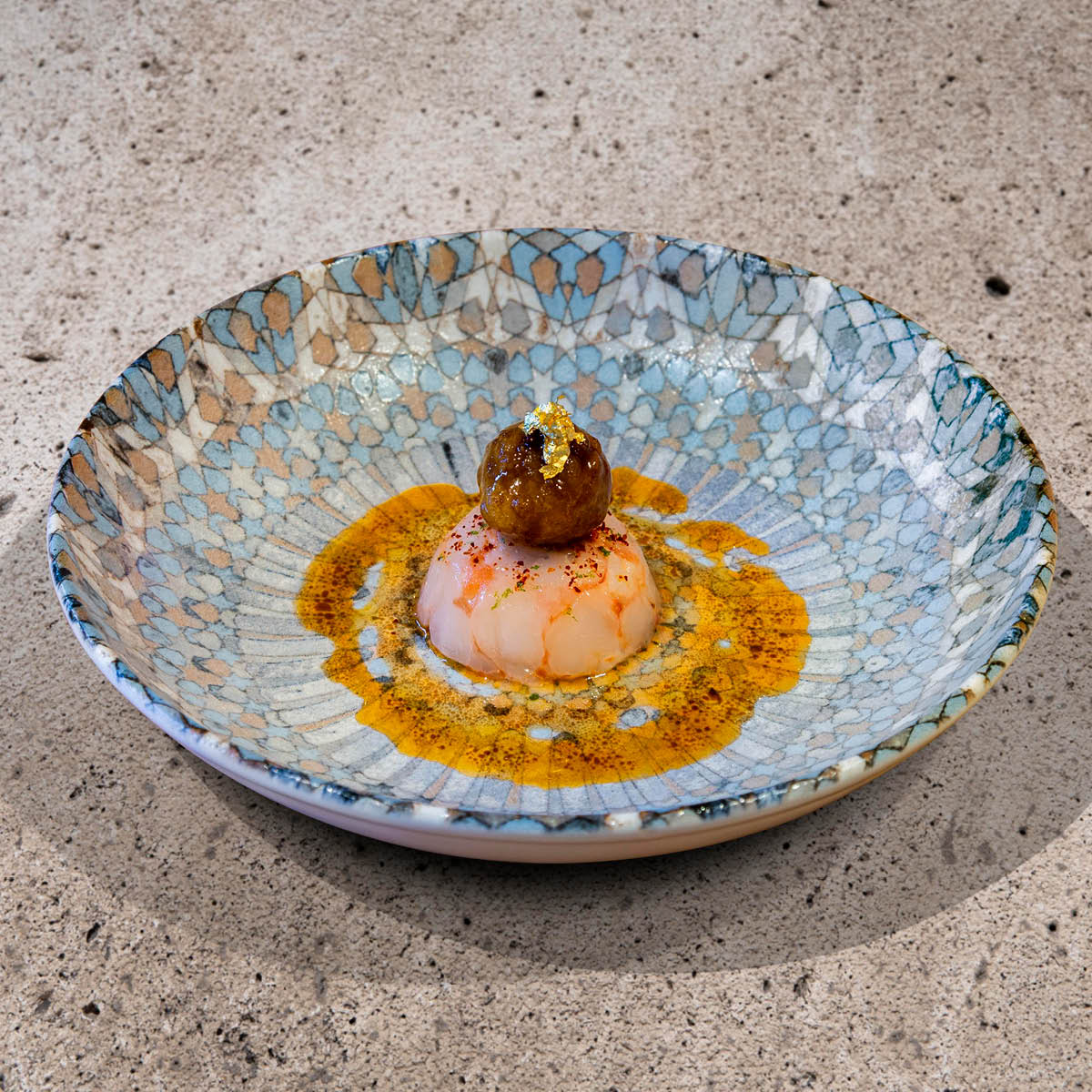 Round Coupe Plate - Mosaic, 270mm: Pack of 6