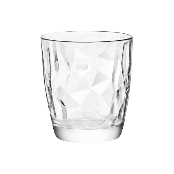 Diamond Dof 385Ml from Bormioli Rocco. Fine rim, made out of Glass and sold in boxes of 4. Hospitality quality at wholesale price with The Flying Fork!