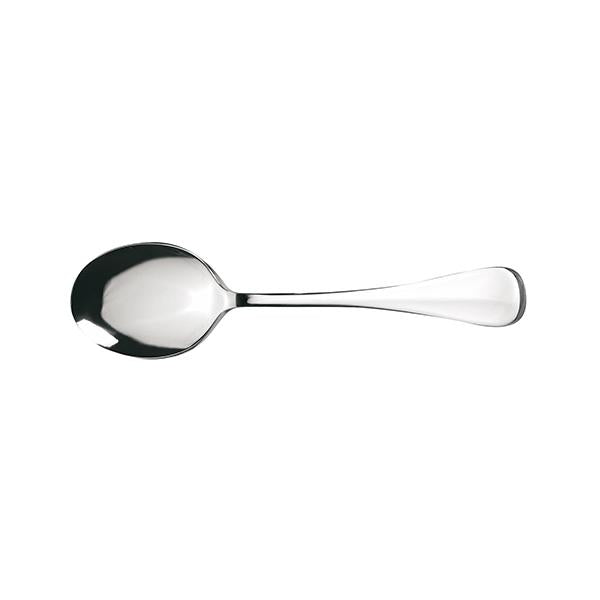 Soup Spoon - Scarlatti from Sant' Andrea. made out of Stainless Steel and sold in boxes of 12. Hospitality quality at wholesale price with The Flying Fork!