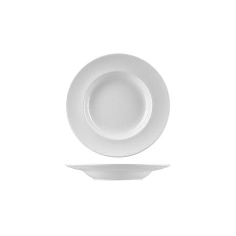 Deep Round Plate - 240Mm, Classic Gourmet from Rak Porcelain. made out of Porcelain and sold in boxes of 12. Hospitality quality at wholesale price with The Flying Fork!