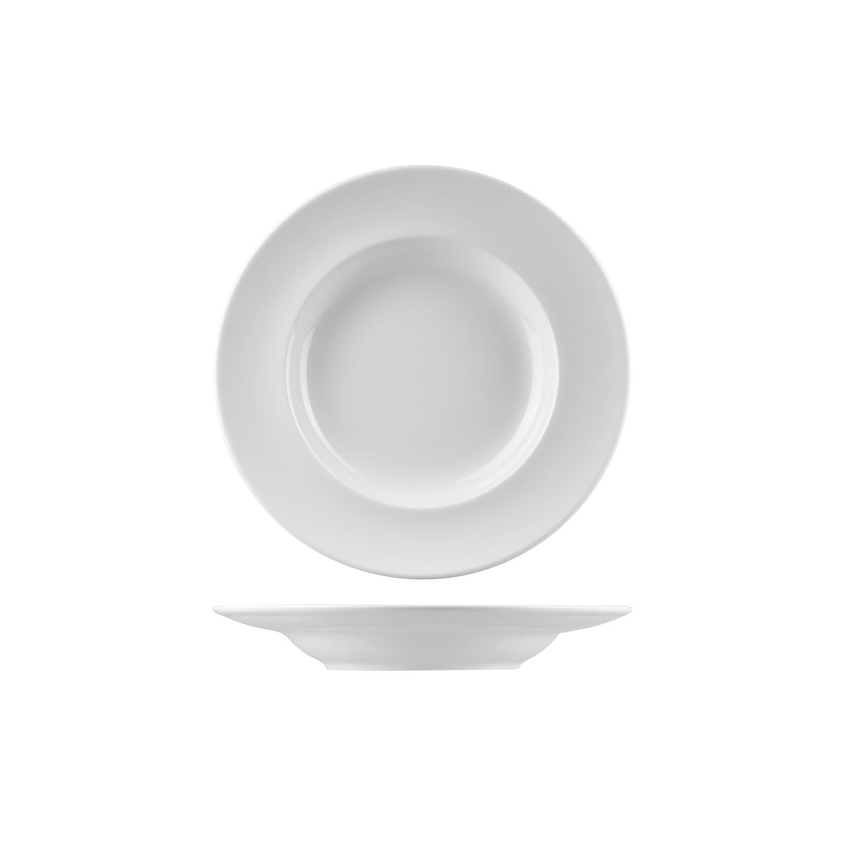 Deep Round Plate - 260Mm, Classic Gourmet from Rak Porcelain. made out of Porcelain and sold in boxes of 12. Hospitality quality at wholesale price with The Flying Fork!