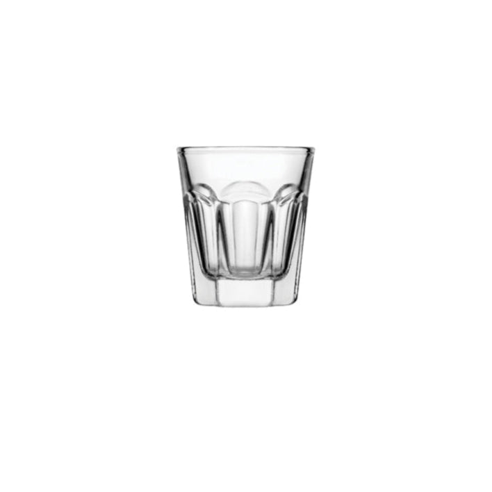 Boston Shooter - 33 ml from Libbey. made out of Glass and sold in boxes of 48. Hospitality quality at wholesale price with The Flying Fork!