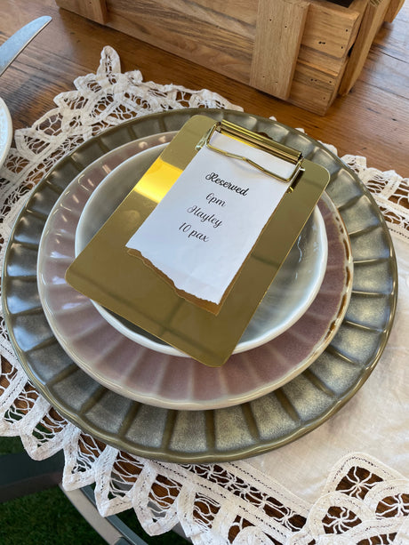 Clipboard - 225 x 310Mm, Gold