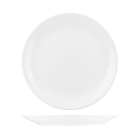 Coupe Plate - 270Mm, Purio from Fortessa. made out of Bone China and sold in boxes of 24. Hospitality quality at wholesale price with The Flying Fork!