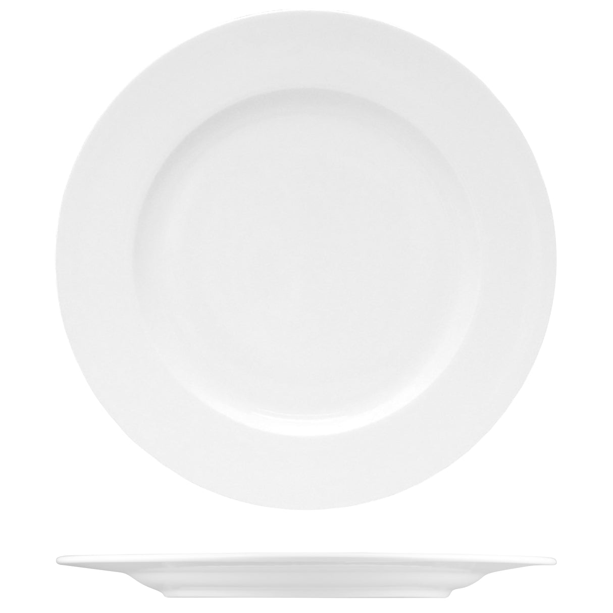 Plate - 280Mm, Ilona from Fortessa. made out of Bone China and sold in boxes of 12. Hospitality quality at wholesale price with The Flying Fork!