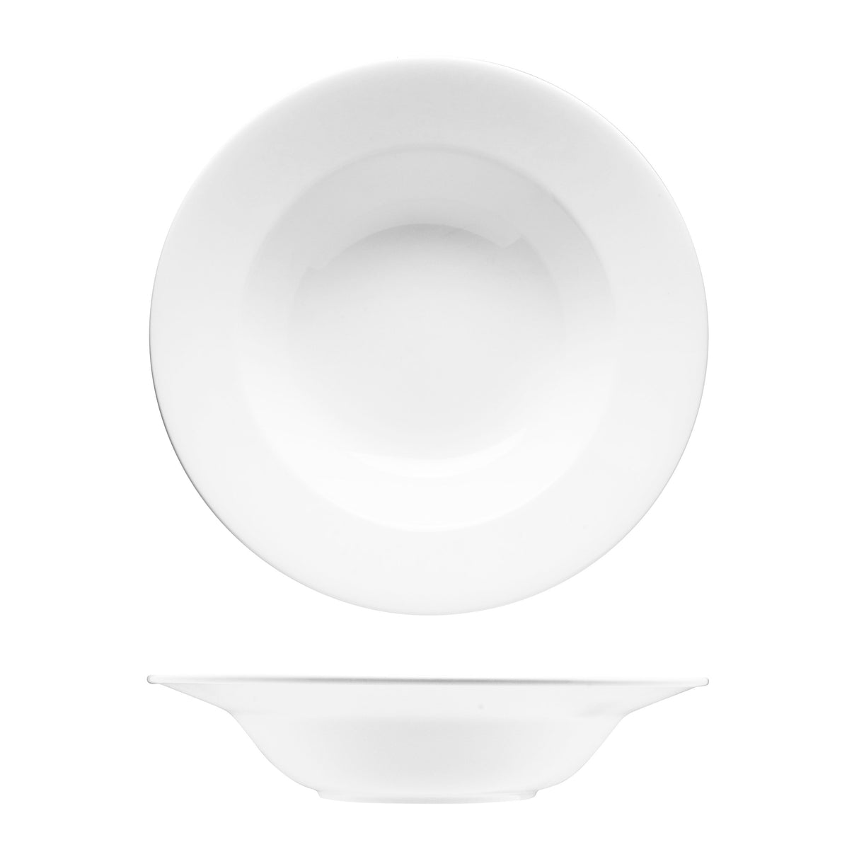 Deep Wide Rim Bowl - 280Mm, Ilona from Fortessa. Deep, made out of Bone China and sold in boxes of 12. Hospitality quality at wholesale price with The Flying Fork!