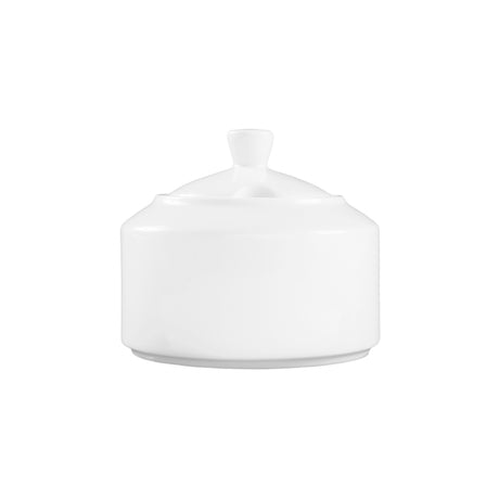 Covered Sugar Bowl - 240Ml, Ilona from Fortessa. made out of Bone China and sold in boxes of 6. Hospitality quality at wholesale price with The Flying Fork!