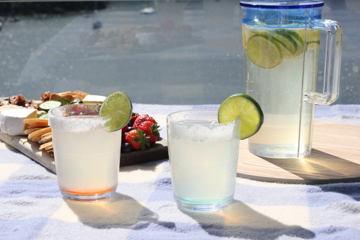 Palm Unbreakable Jug and Clear Lid 1.3Lt: Pack of 4