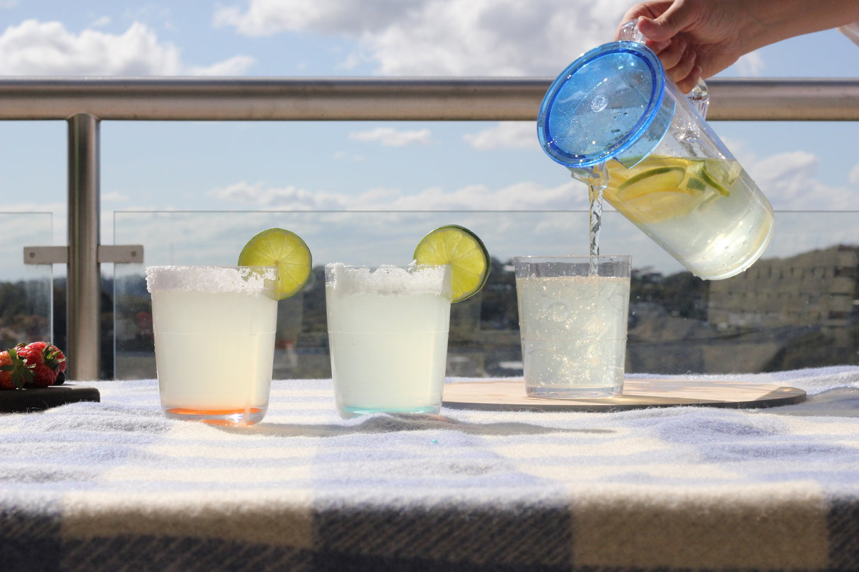 Palm Unbreakable Jug and Blue Lid 1.3Lt: Pack of 4