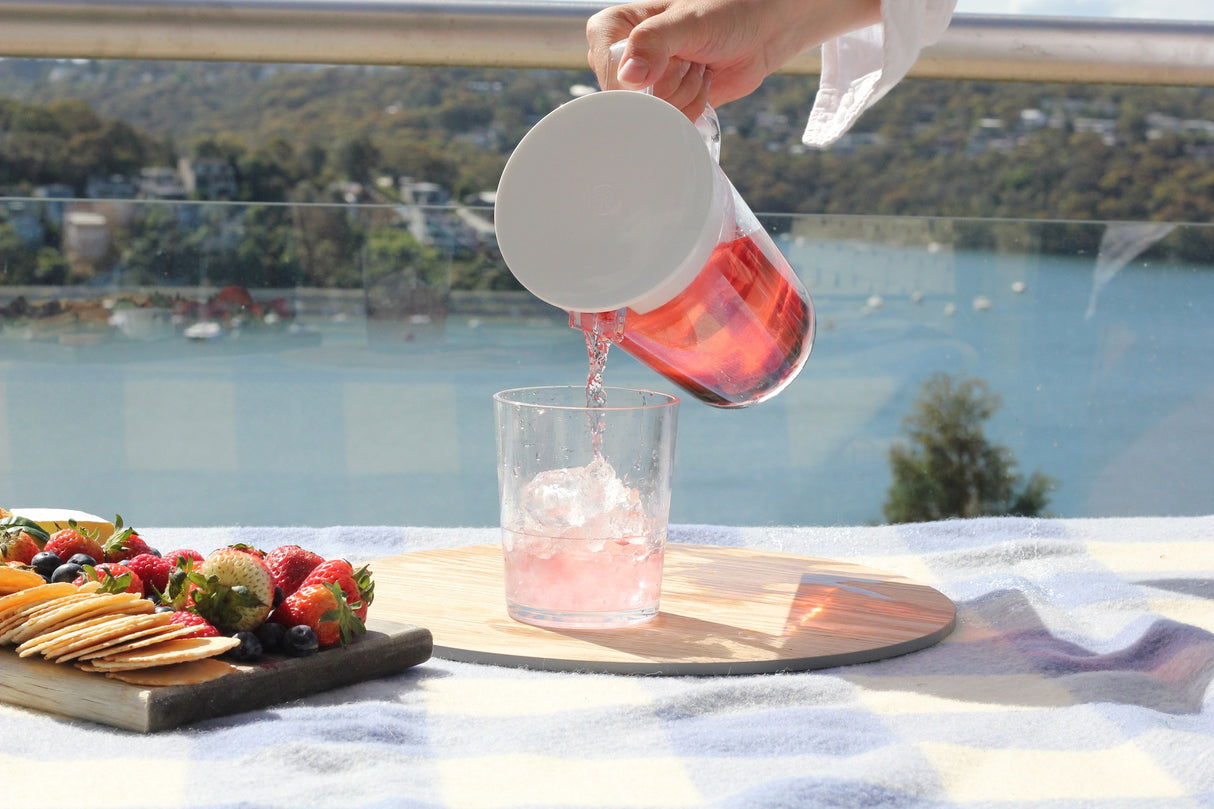 Palm Unbreakable Jug and White Lid 1.3Lt: Pack of 4