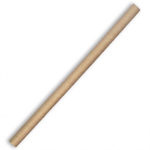 10mm jumbo paper straw - kraft from BioPak. Compostable, made out of FSC�� certified paper and sold in boxes of 1. Hospitality quality at wholesale price with The Flying Fork!