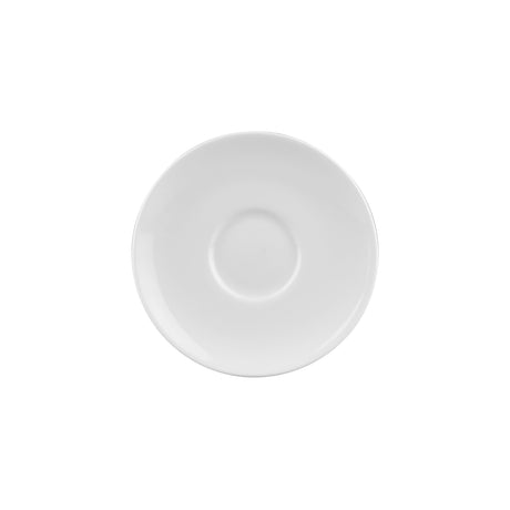 Tea Saucer - 148Mm, Macquarie from Australia Fine China. made out of Porcelain and sold in boxes of 12. Hospitality quality at wholesale price with The Flying Fork!